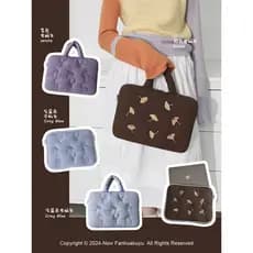 Fanhua Whisper Cute Girl 47cm Laptop Bolsa 37cm Tablet Bolsa ipad Armazenamento Bolsa à prova de choque