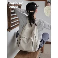 Fanhua Whisper Original Bolsa de Computador de Grande Capacidade Mochila Feminina Mochila de Viagem Simples Casual Leve