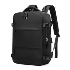 Swiss Sargento Faca Mochila Masculina Negócios Grande Capacidade Separação Seca e Molhada Viagem Lazer Viagem de Negócio