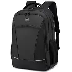 Mochila suíça masculina, mochila de viagem de grande capacidade multicamadas, 52cm, bolsa para computador de estudante,