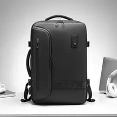 Mochila masculina de grande capacidade, mochila de viagem para negócios, bolsa para computador, estudantes do ensino méd