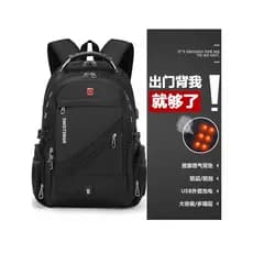 Mochila de faca sargento suíço masculina, grande capacidade, viagem de negócios, computador, escola secundária, estudant