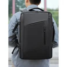 2025 novo estilo saco de computador de negócios mochila expansível Super grande capacidade Commuter viagem de negócios H