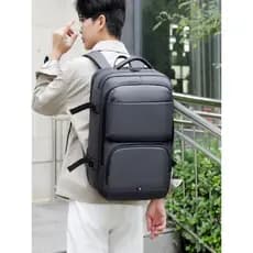 2025 novo estilo mochila computador mochila masculina negócios commuter Casual leve expansão grande capacidade commuter