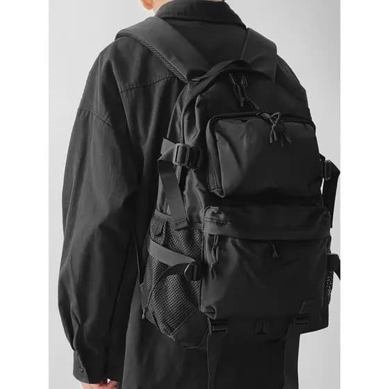 Mochila masculina de grande capacidade na moda mochila Casual ensino médio estudantes universitários computador mochila