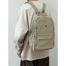 Estilo simples mochila das mulheres dos homens de grande capacidade leve estudante mochila viagem computador mochila laz