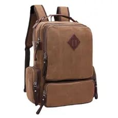 Exportação de comércio exterior nova marca Retro saco de lona mochila masculino negócios computador saco grande capacida