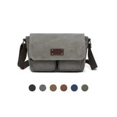 2026 novo estilo Retro saco do mensageiro carteiro lona Commuter Casual europeu americano moda leve ipad pequena mochila