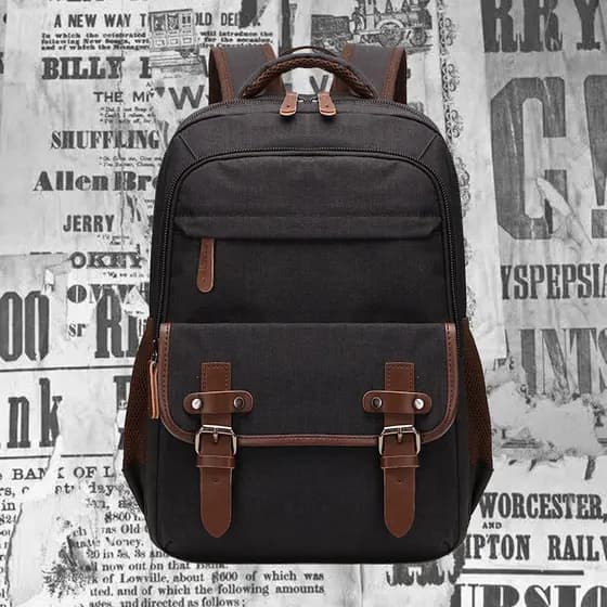 Moda europeia americana mochila à prova dwaterproof água 53cm computador mochila simples cor sólida estudante saco de es