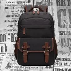 Moda europeia americana mochila à prova dwaterproof água 53cm computador mochila simples cor sólida estudante saco de es