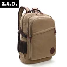 Marca transfronteiriça comércio exterior de alta qualidade Retro bolsa de lona mochila masculina grande capacidade estud