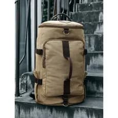 Marca de exportação transfronteiriça de alta qualidade mochila de lona de grande capacidade mochila masculina bolsa de v
