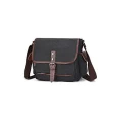 Europeu americano moda nicho comércio exterior Retro textura lona pequena bolsa de ombro masculino Casual Commuter leve