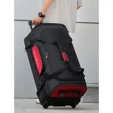 Saco de carrinho de capacidade extra grande saco de remessa de ar das mulheres dos homens saco de bagagem de viagem extr