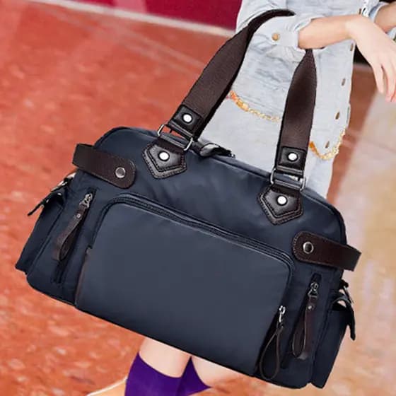 2025 nova primavera verão na moda versão coreana bolsa feminina bolsa de ombro portátil Diagonal grande saco Oxford pano