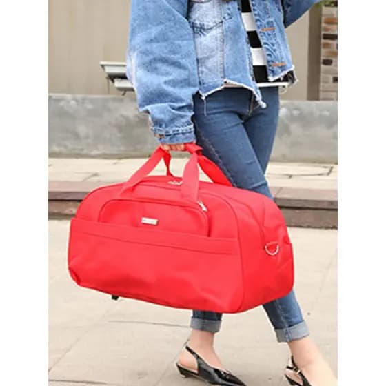 Saco de carrinho à prova dwaterproof água portátil saco de viagem grande capacidade das mulheres dos homens saco de baga