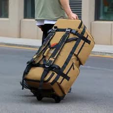 Mochila ao ar livre rebocador roda Oversized portátil mochila de viagem saco de viagem roda viagem de negócios saco de b