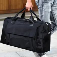 Bolsa de viagem portátil para negócios, à prova d'água, masculina, grande capacidade, bolsa de bagagem de ombro, feminin