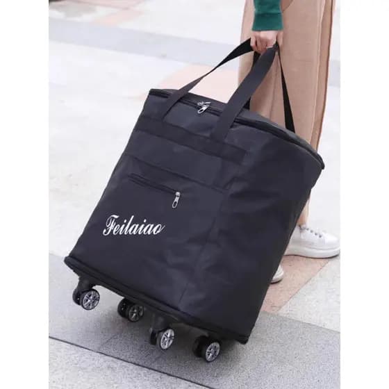 Bolsa de bagagem à prova d'água 158, bolsa de viagem de grande capacidade, roda Universal, pode ser transportada, bolsa