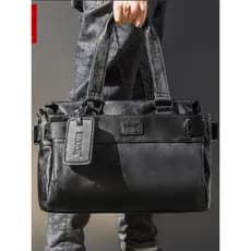 Bolsa masculina bolsa Casual bolsa de ombro mensageiro bolsa de viagem na moda versão coreana moda bolsa de couro macio