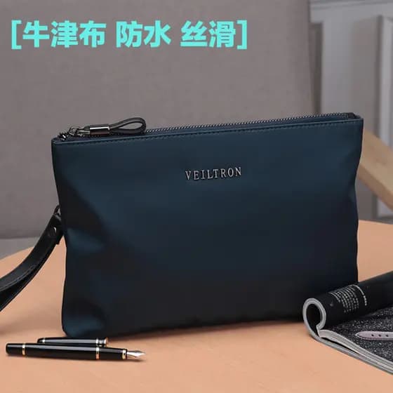 Bolsa de embreagem masculina, bolsa de embreagem, Envelope, grande capacidade, tecido Oxford, lona de Nylon, Casual, rou