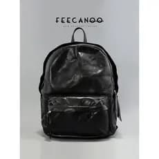 Retro vegetal curtido mochila de couro masculino mochila de couro genuíno senhoras saco de escola Casual mochila na moda