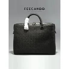 Bolsa masculina de tecido, maleta de couro para pneu, Casual, All-Match, ombro mensageiro, bolsa para computador, viagem