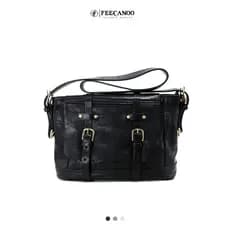 2026 novo estilo Retro couro genuíno saco do mensageiro dos homens preto dupla fivela cinta sacola Commuter bolsa de omb