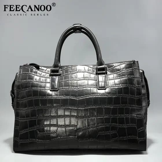 T na moda bolsa de couro genuíno saco de viagem masculino Casual maleta de negócios sacola de couro masculino saco do me
