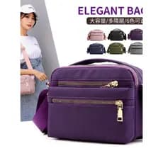 Bolsa mensageiro para idosos de meia-idade, bolsa feminina de ombro, bolsa de lona, bolsa de pano Oxford, bolsa feminina