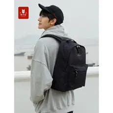 Mochila preta masculina estilo japonês mochila feminina estudantes universitários estudantes do ensino médio grande capa