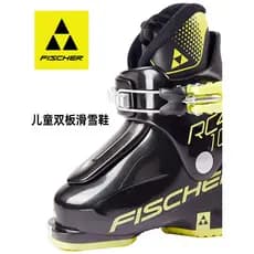 Snow Power Fischer Fischer Sapatos de esqui infantis de prancha dupla Botas de esqui 10/20 Dureza 155-195