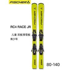 Snow Power fischer Crianças Adolescentes Placa Dupla Prancha de Esqui RC4 RACE JR 80-140