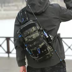Novo saco de isca de corpo cruzado ao ar livre saco de viagem motocicleta ciclismo saco de peito trabalho Commuter bolsa