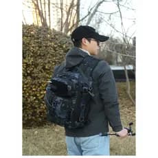 Multifuncional à prova dwaterproof água isca saco mochila masculina viagem ao ar livre esportes mochila pesca lazer equi