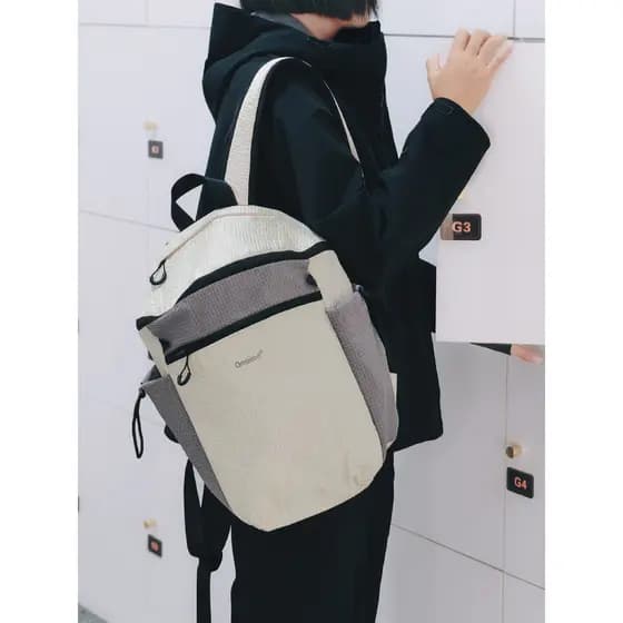 Qminica mochila ao ar livre das mulheres dos homens leve mochila de viagem ao ar livre grande capacidade estudante mochi