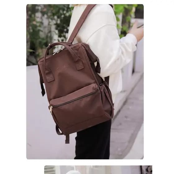 Qminica Xiaoman Series Mochila Estilo Vertical 52cm Bolsa para Computador Commuter Lazer Bolsa Escolar para Estudantes