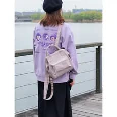 Qminica Xiaoman série Multi-Purpose mochila pai-filho crianças mochila viagem ao ar livre lazer de um ombro portátil