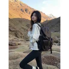 Super difícil de agarrar ~ Mochila japonesa super grande Samurai preto genuíno!Bolsa esportiva para computador com sensa