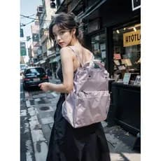 Lindo frito!Japão Super caro desconto produto genuíno ~ fada roxo nova cor ~ grande capacidade Cross-body única mochila
