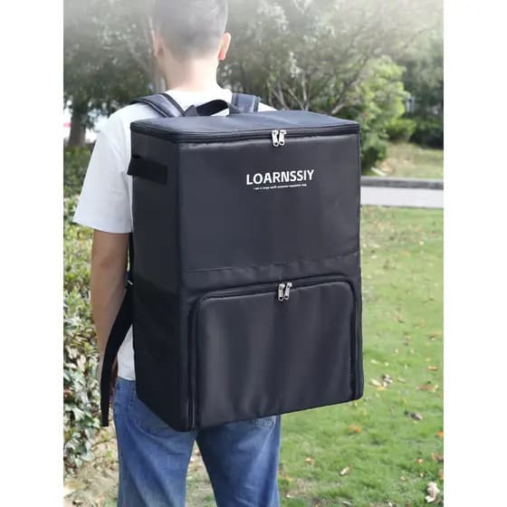Mochila de isolamento Super grande capacidade engrossado acampamento ao ar livre Takeaway caixa isolamento alimentos ref