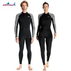 Mergulho & vela maiô terno de mergulho feminino de uma peça Anti-sol surf terno gelo sentido de secagem rápida casal sno