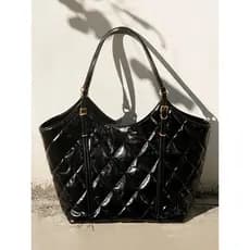 UIVEN RUYLO bolsa feminina 2026 primavera novo estilo grande capacidade diamante verificação sacola ombro axila saco