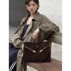 Nicho fosco couro Kelly saco feminino 2026 novo estilo Deerskin veludo grande capacidade sacola Commuter ombro saco do m