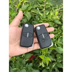 Adequado para Mitsubishi novo forte deslumbrante Landio Land Wing deus velho controle remoto modificado dobrável chave s