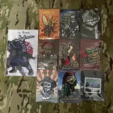 Diversão Com PATCH Selo De Braço De Saco Cego Limitado Emblema De Velcro