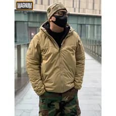 MAGNUM Magnan Mammoth Glacier Jaqueta acolchoada quente Etiqueta dourada P Algodão Jaqueta quente à prova de vento Jaque