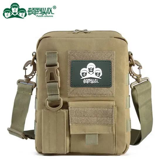 Bolsa de ombro masculina para celular, Tablet, computador, Casual, Diagonal, militar, camuflagem, tática, esportes ao ar