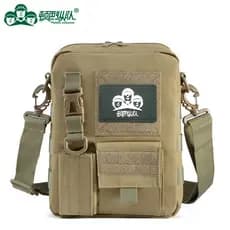 Bolsa de ombro masculina para celular, Tablet, computador, Casual, Diagonal, militar, camuflagem, tática, esportes ao ar