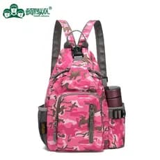 Rosa mochila senhoras 2026 novo estilo moda pequena mochila caminhadas ao ar livre pode um ombro saco do mensageiro
